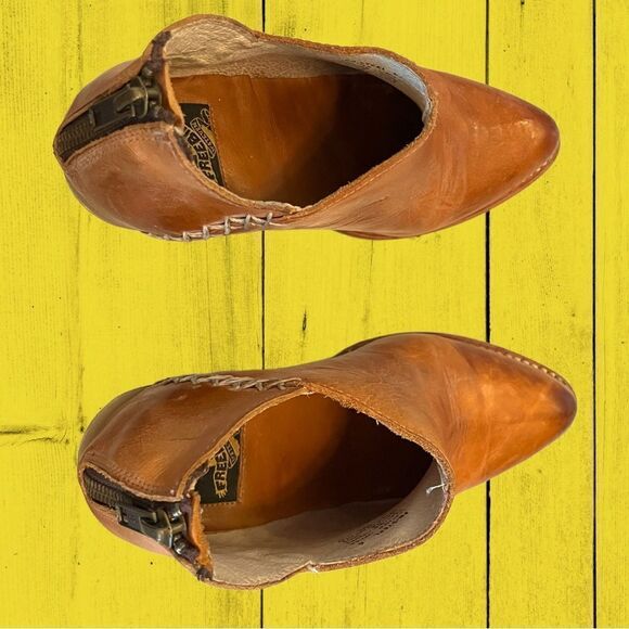 Freebird by Steven heeled bohemian leather booties - Picture 5 of 9